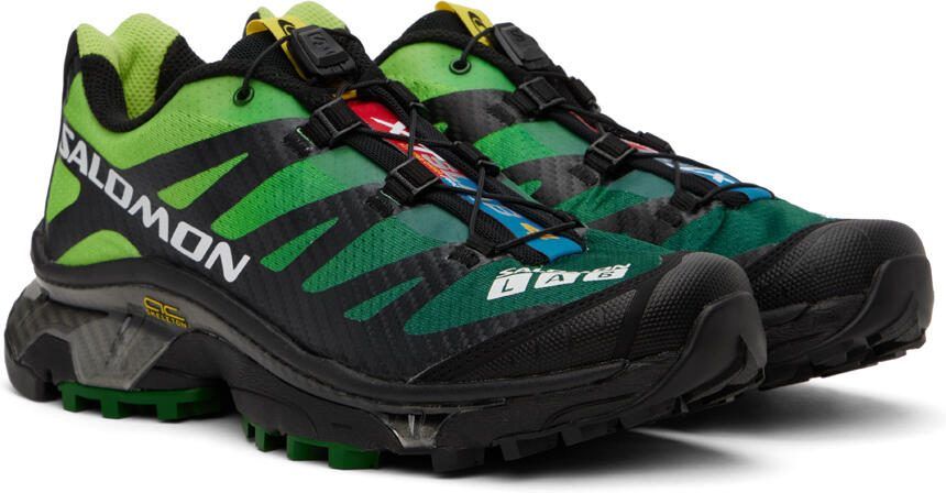 Salomon Green  Black XT-4 OG Sneakers - Picture 2