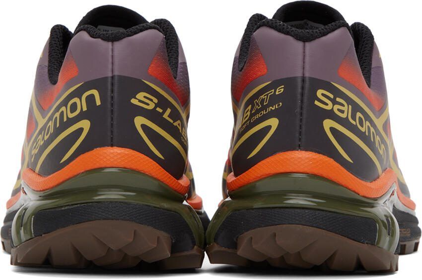 Salomon Orange  Purple XT-6 Skyline Sneakers