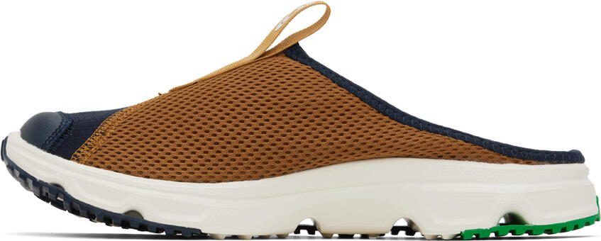 Salomon Navy  Tan RX 3.0 Slides - Picture 4