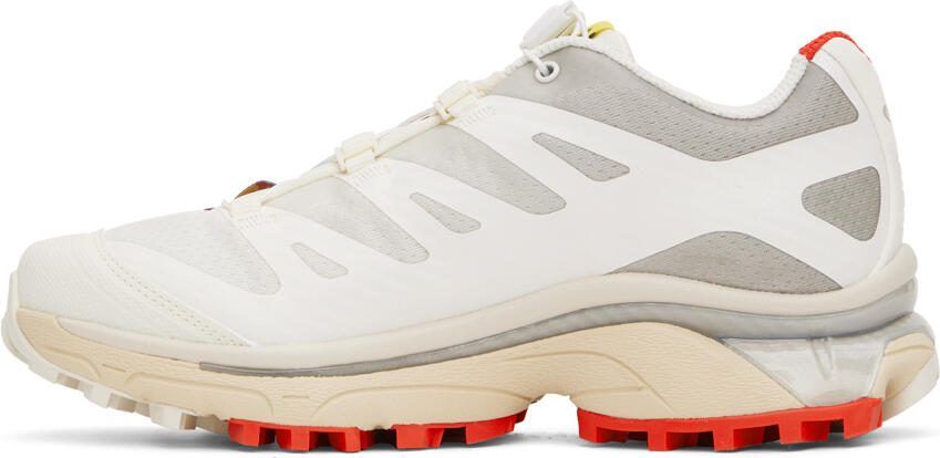 Salomon White  Beige XT-4 OG Sneakers - Picture 4