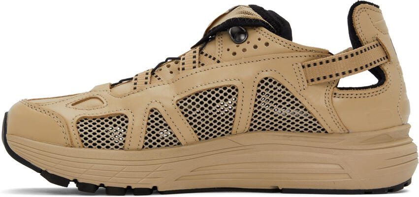 Salomon Tan Leather Techsonic Advanced Sneakers - Picture 3