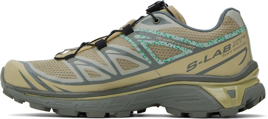 Salomon Taupe  Gray XT-6 Mindful Sneakers - Picture 4