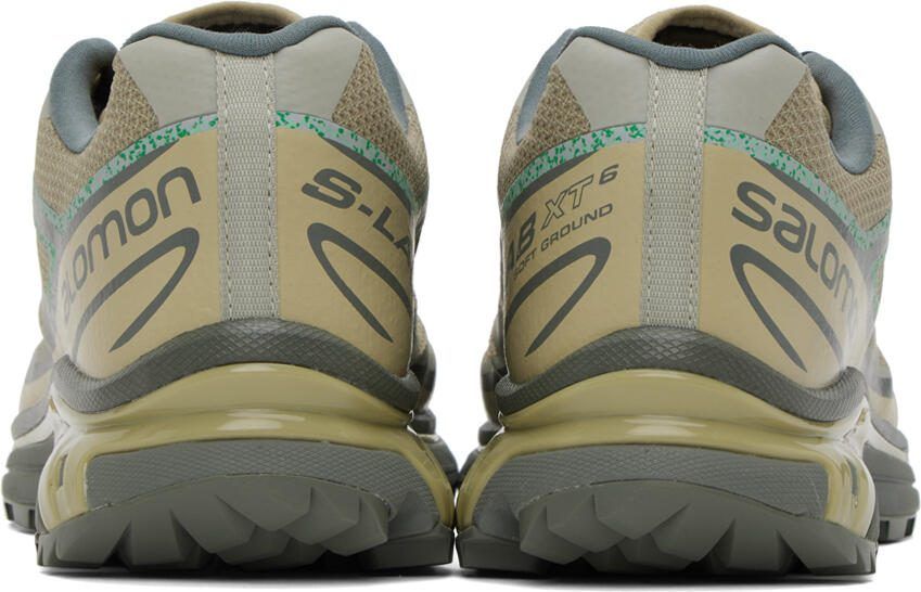 Salomon Taupe  Gray XT-6 Mindful Sneakers