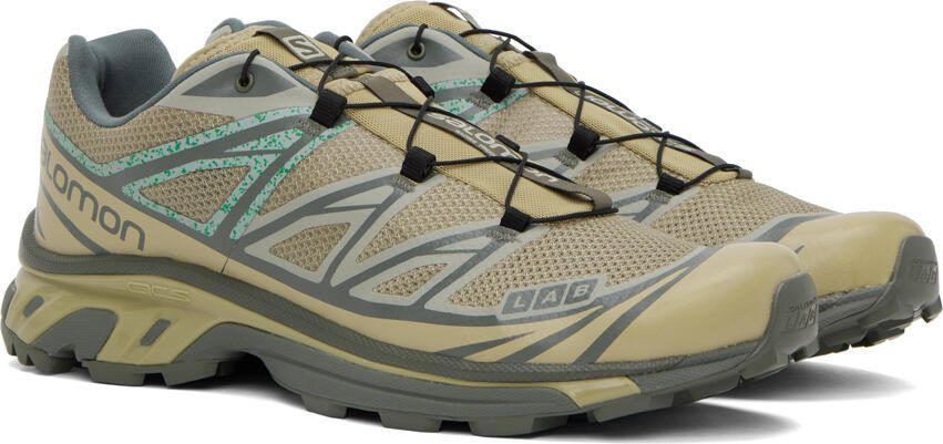 Salomon Taupe  Gray XT-6 Mindful Sneakers - Picture 3
