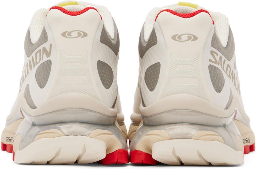 Salomon White  Beige XT-4 OG Sneakers - Picture 2
