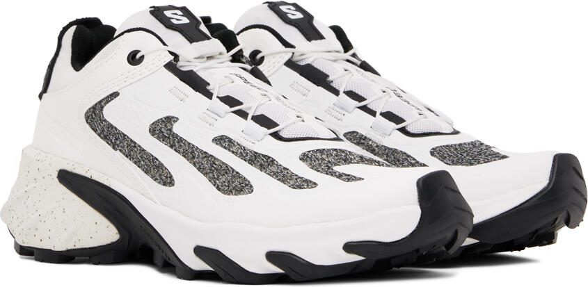 Salomon White  Gray Speedverse PRG Sneakers
