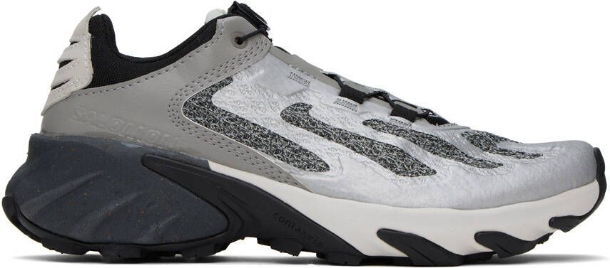 Salomon Silver  Gray Speedverse PRG Sneakers - Picture 7