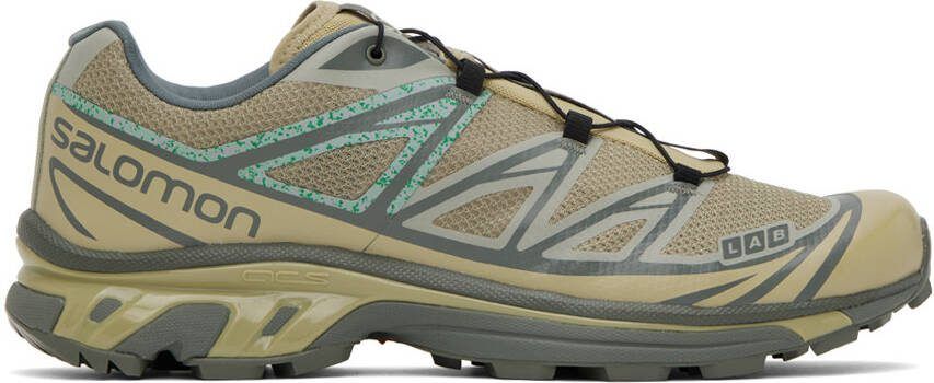 Salomon Taupe  Gray XT-6 Mindful Sneakers - Picture 6