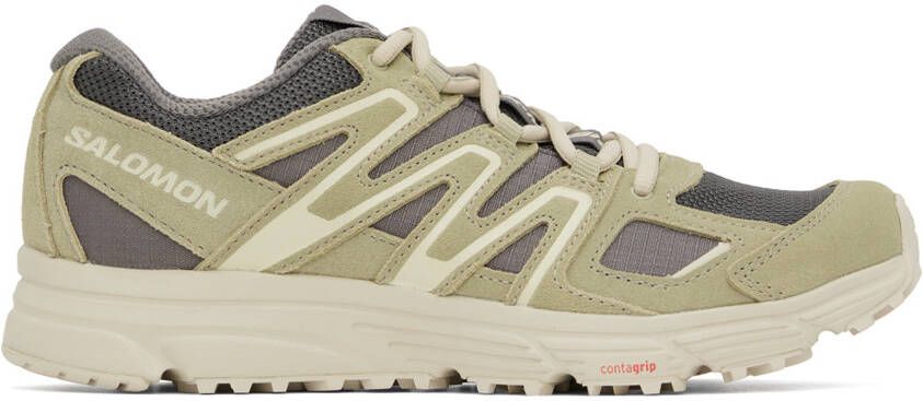 Salomon Taupe X-MISSION 4 Sneakers - Picture 5