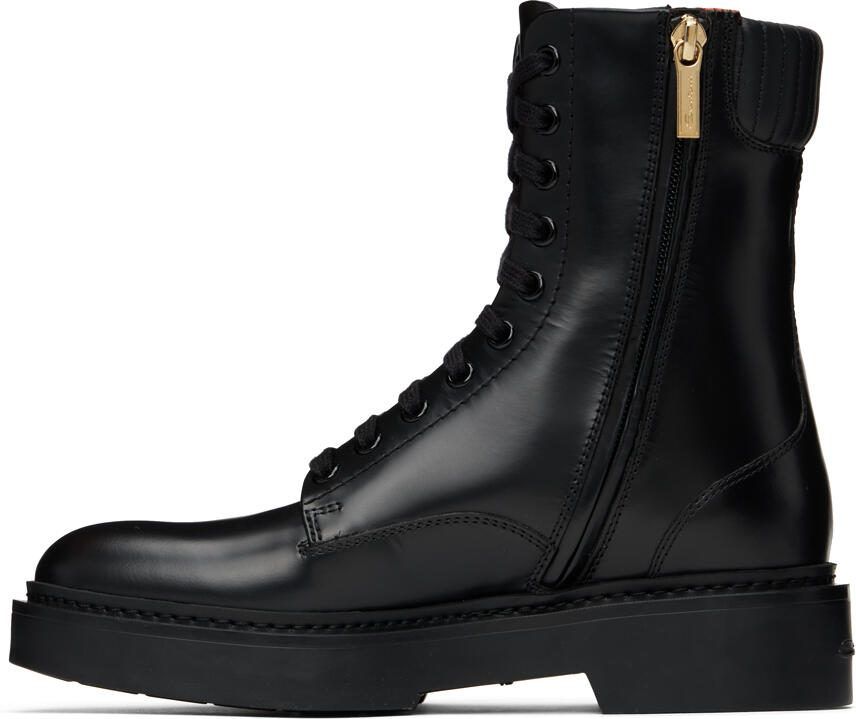 Santoni Black Fetlock Boots - Picture 3