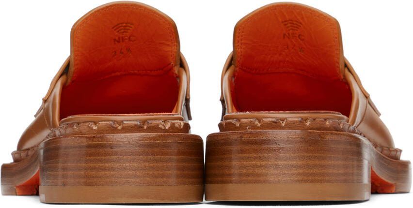 Santoni Brown Strap Loafers - Picture 2