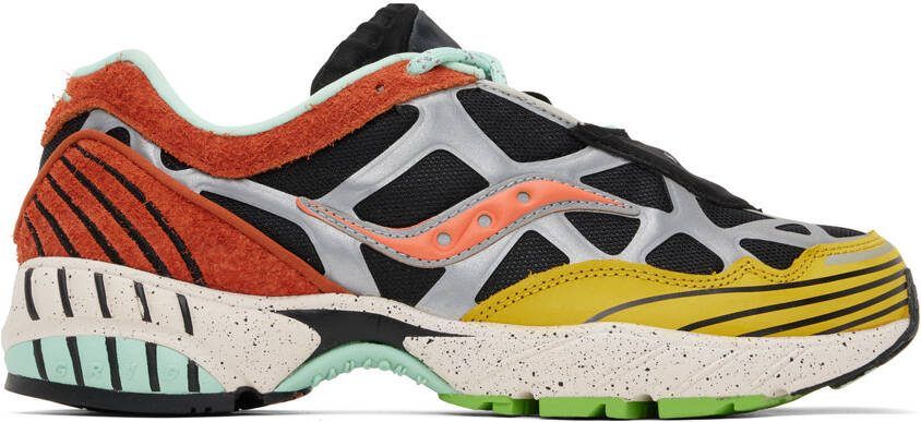 Saucony Multicolor Grid Web Sneakers - Picture 4
