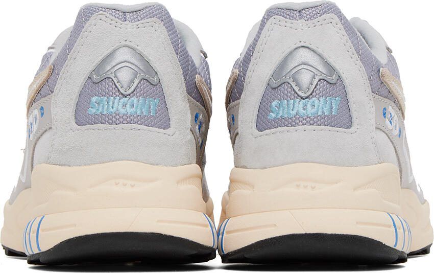 Saucony Gray 3D Grid Hurricane Premium Sneakers