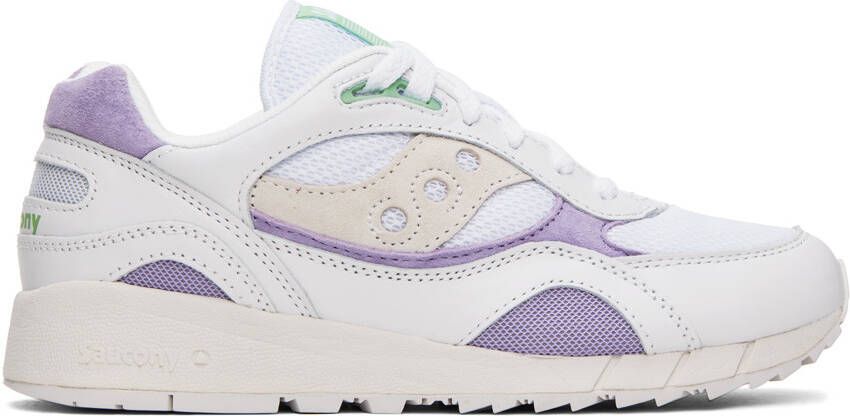 Saucony White Shadow 6000 Sneakers - Picture 4
