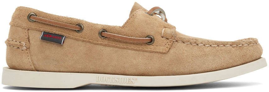 Sebago Beige Portland Flesh Out Boat Shoes - Picture 6