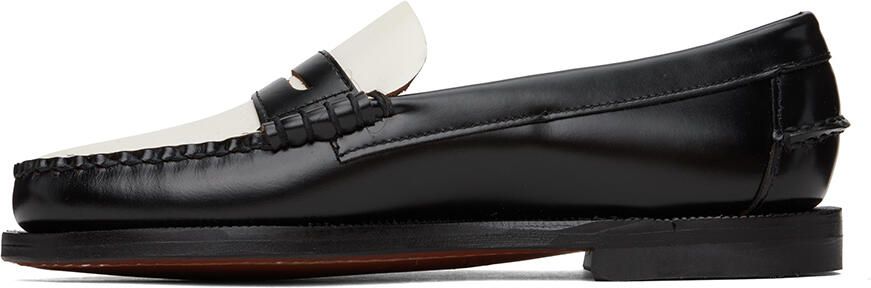 Sebago Black  White Classic Dan Loafers - Picture 3