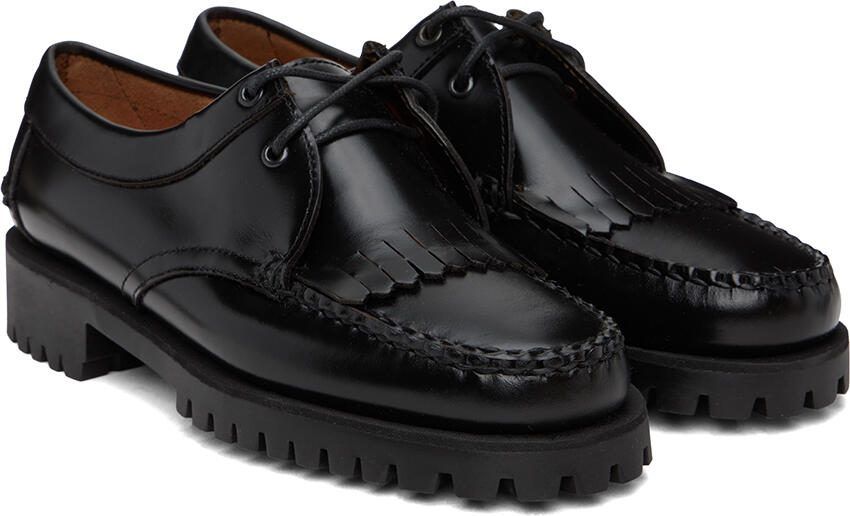 Sebago Black James Fringe Lug Oxfords - Picture 2