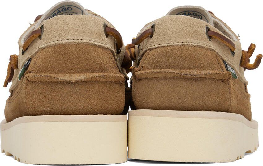 Sebago Brown  Beige Cayuga Loafers