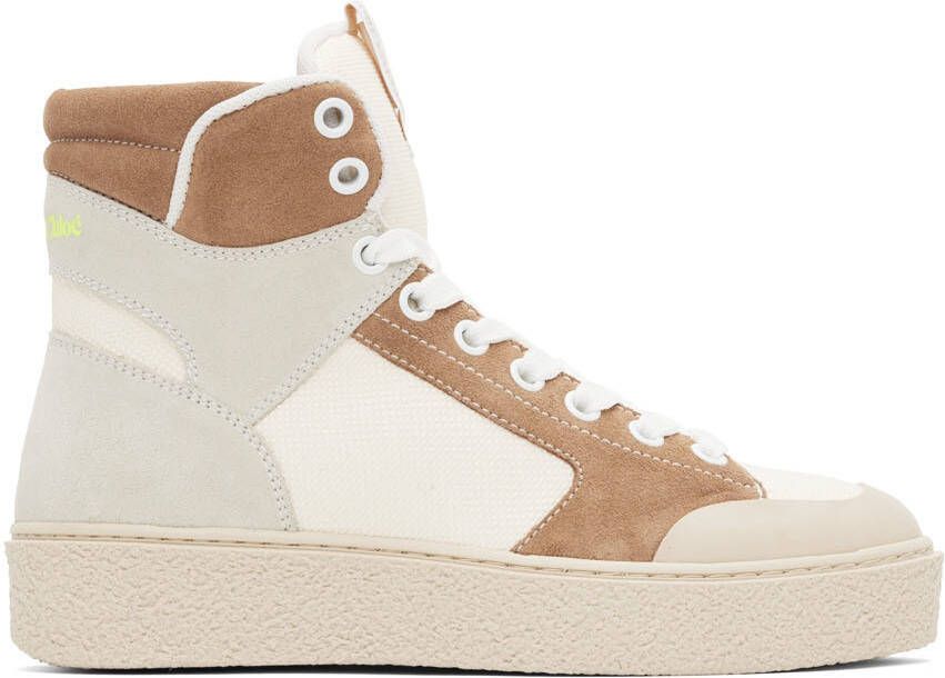 See by Chloé Beige  Tan Hella Sneakers - Picture 5