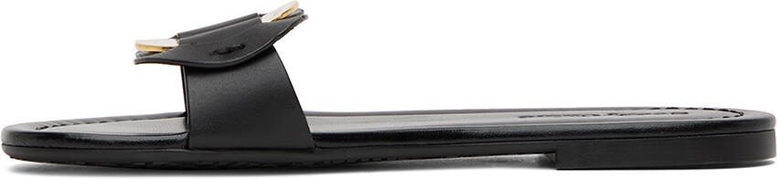 See by Chloé Black Chany Flat Sandals - Picture 4