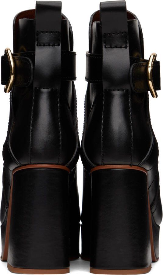 See by Chloé Black Lyna Boots - Picture 5