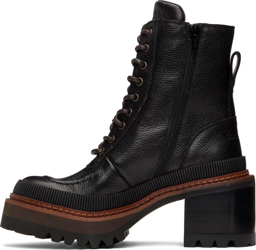 See by Chloé Black Mahalia Ankle Boots - Picture 2