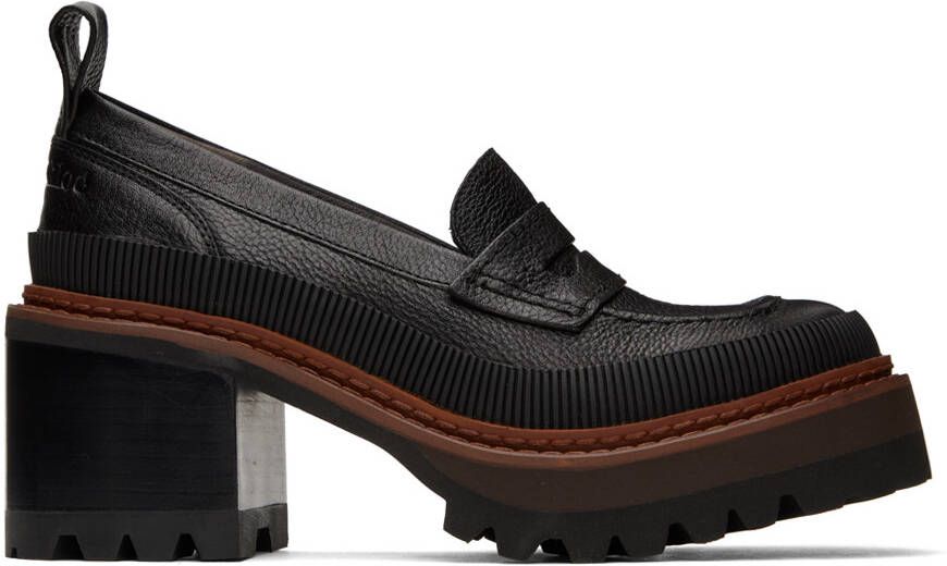 See by Chloé Black Mahalia Loafers - Picture 5