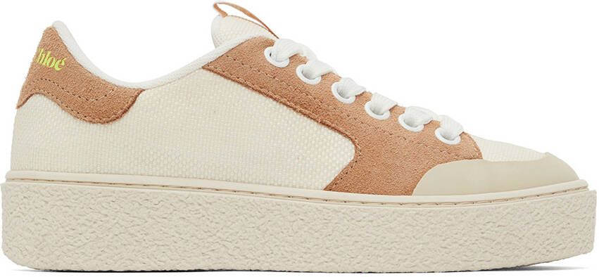 See by Chloé Brown  Off-White Sevy Sneakers - Picture 4