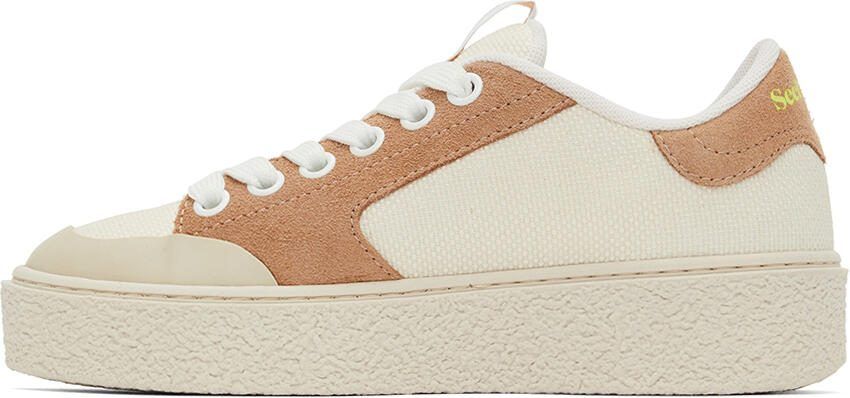 See by Chloé Brown  Off-White Sevy Sneakers - Picture 3