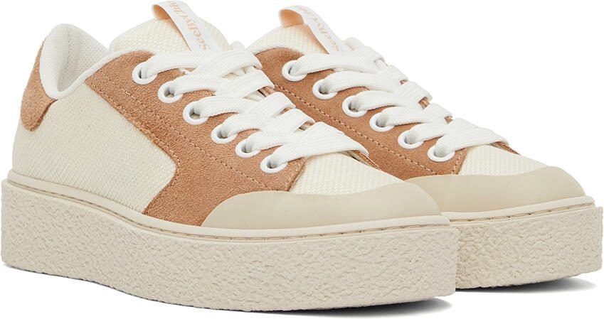 See by Chloé Brown  Off-White Sevy Sneakers - Picture 2