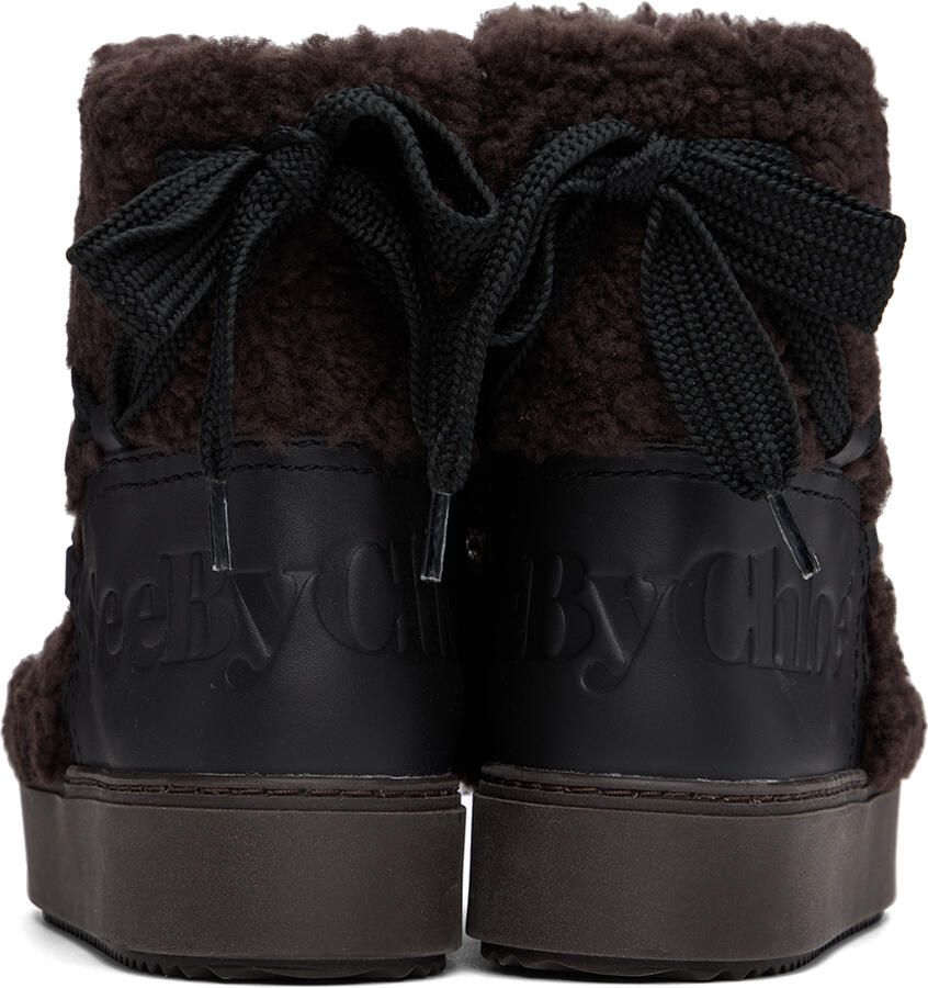 See by Chloé Brown Charlee Ankle Boots