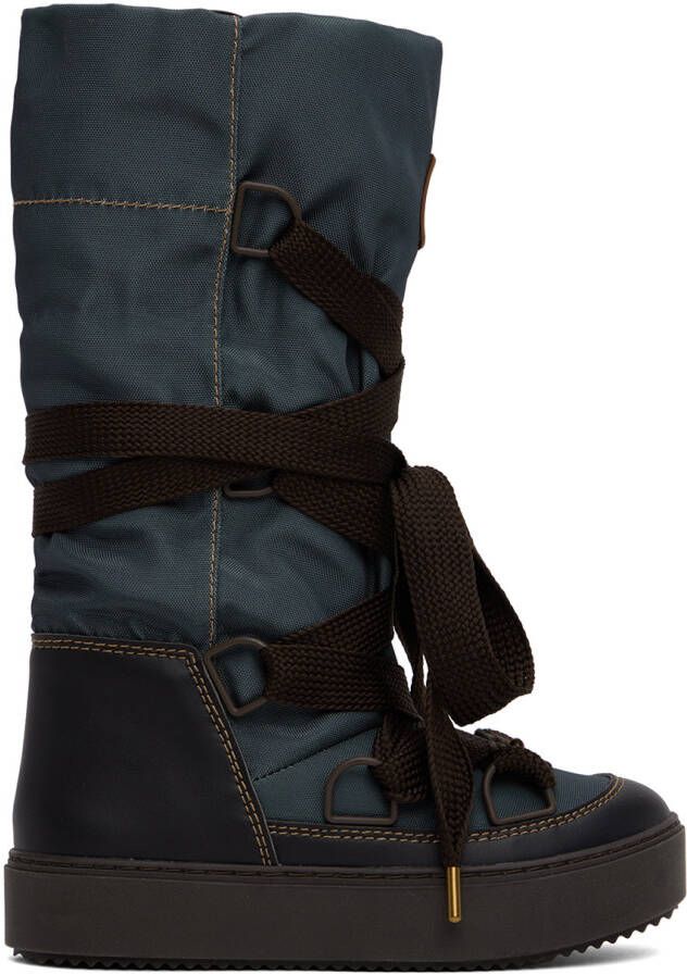See by Chloé Gray  Brown Naina Boots - Picture 5
