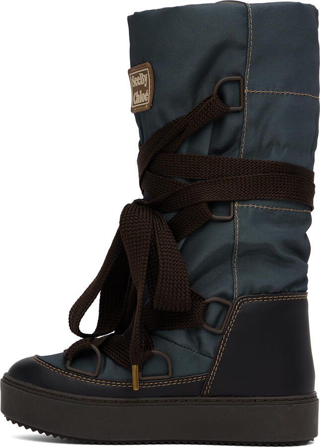 See by Chloé Gray  Brown Naina Boots - Picture 2