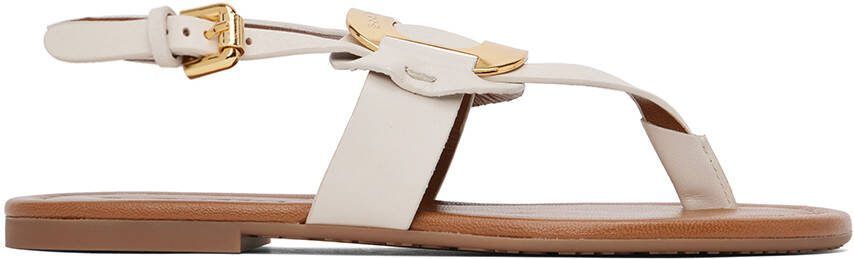 See by Chloé Off-White Chany Sandals - Picture 5