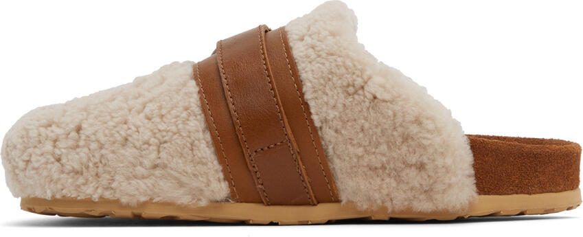 See by Chloé SSENSE Exclusive Beige Gema Slippers - Picture 3