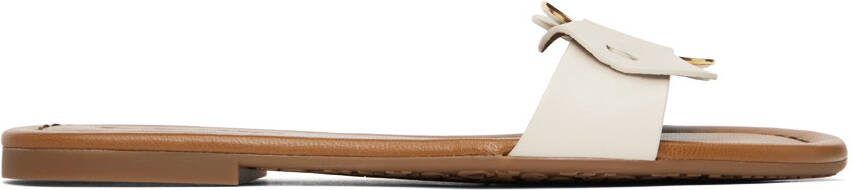 See by Chloé White  Brown Chany Sandals - Picture 5