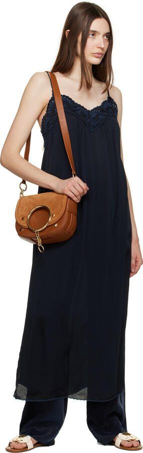 See by Chloé White  Brown Chany Sandals