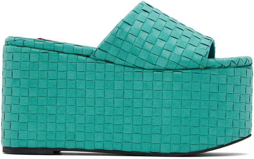 Simon Miller Blue Blackout Platform Sandals - Picture 5