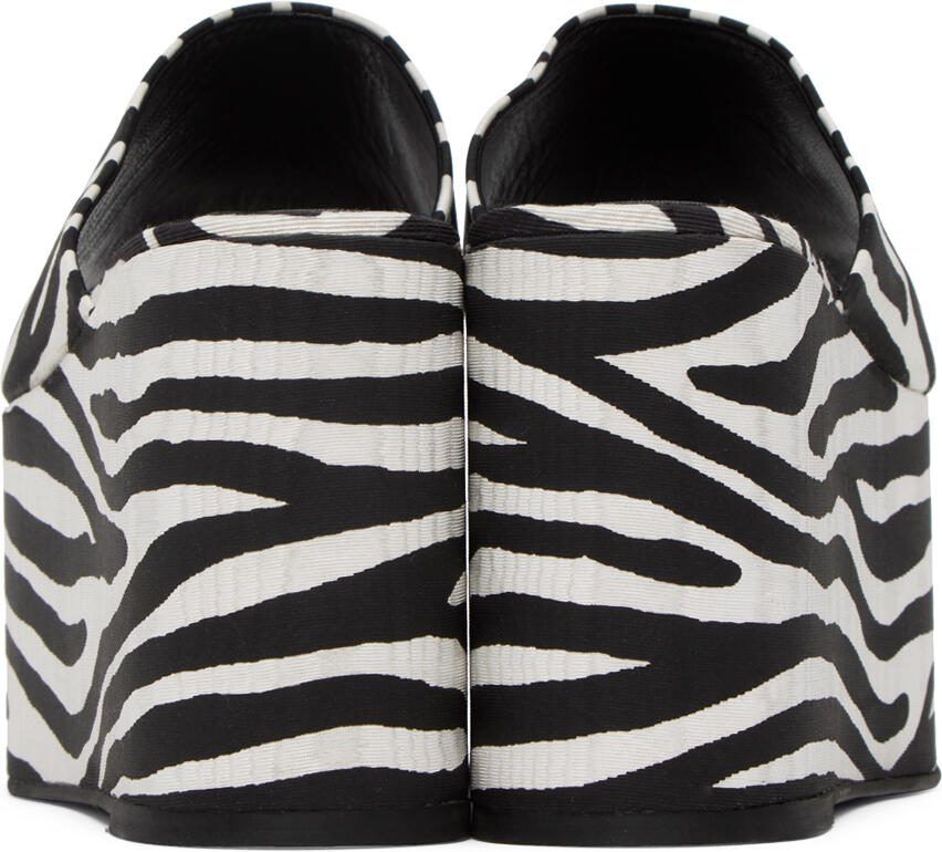 Simon Miller Black  White Blackout Sandals