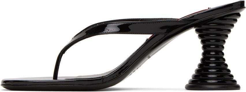 Simon Miller Black Beep Heeled Sandals - Picture 3