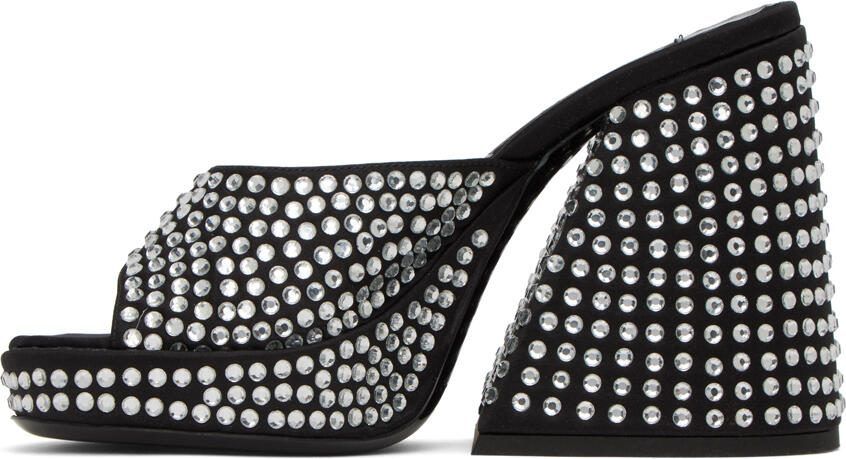 Simon Miller Black Slice Heeled Sandals - Picture 3