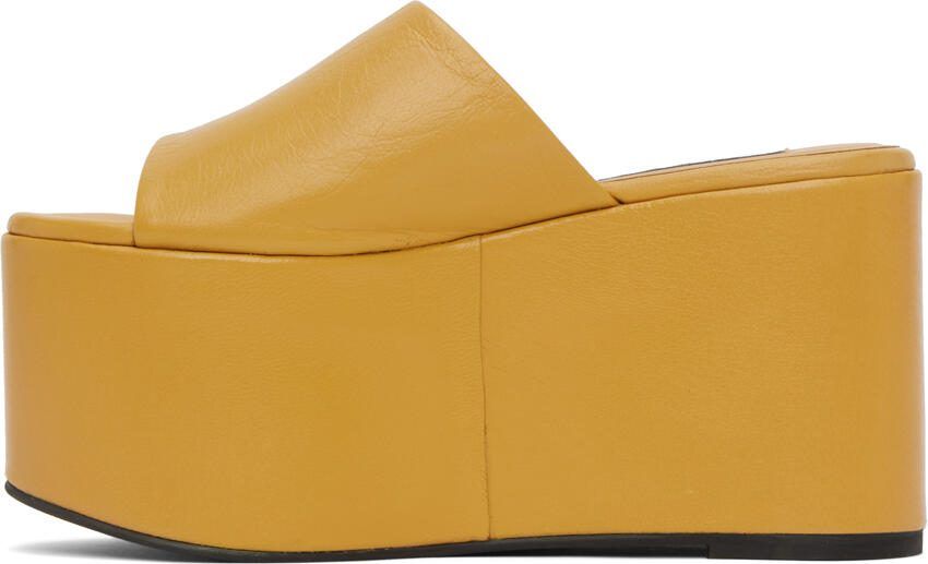 Simon Miller Yellow Blackout Platform Sandals - Picture 3