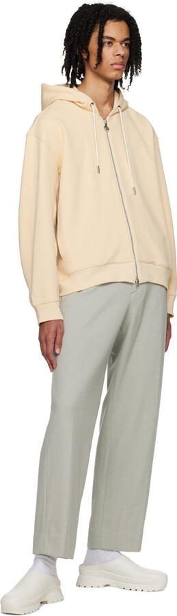 Solid Homme White Leather Mules - Picture 4