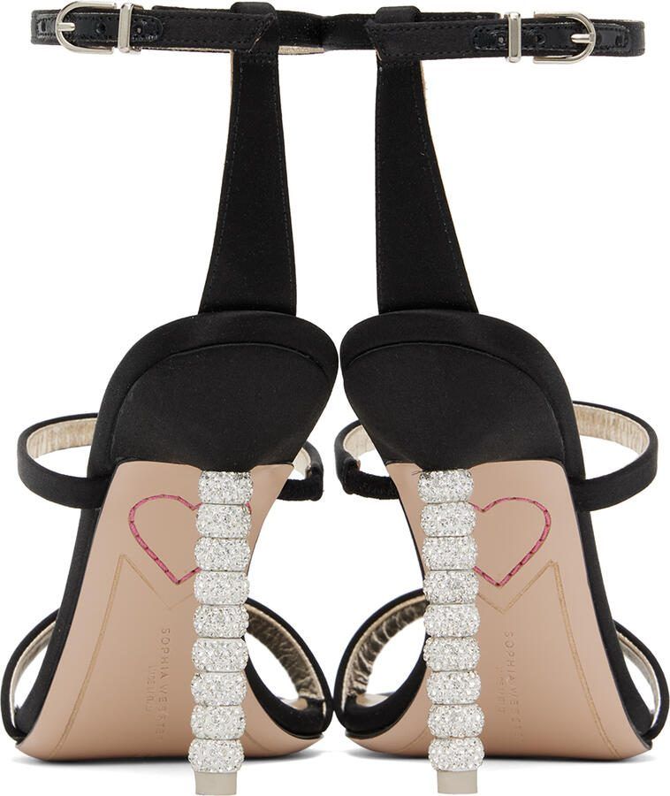 Sophia Webster Black Rosalind Heeled Sandals