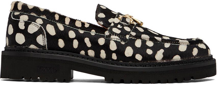 Soulland Black  White Vinny's Edition Palace Loafers - Picture 5