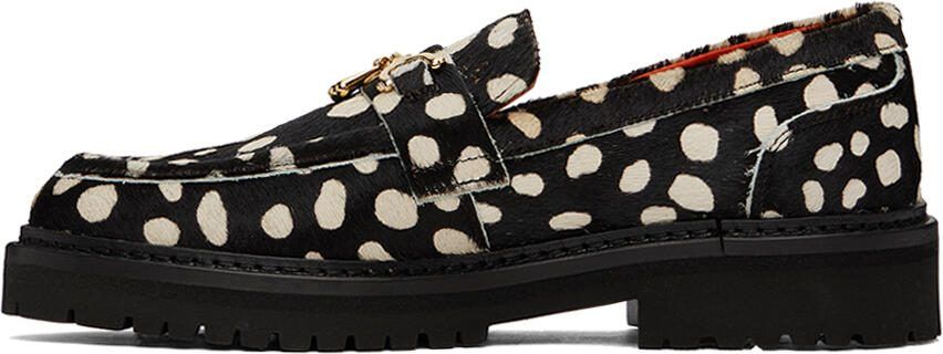 Soulland Black  White Vinny's Edition Palace Loafers - Picture 3