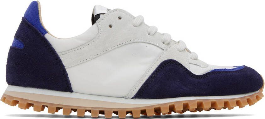 Spalwart Navy  White Marathon Trail Low Sneakers - Picture 4