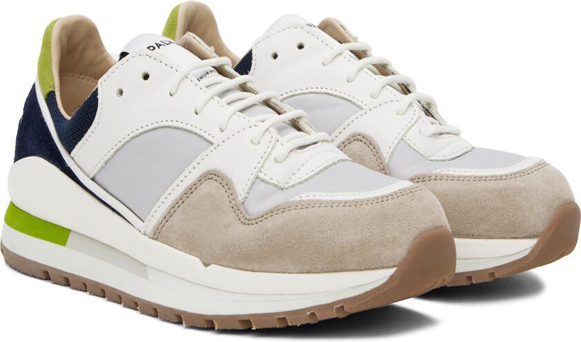 Spalwart Beige  Navy Trail Blazer Sneakers - Picture 2