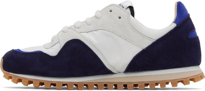 Spalwart Navy  White Marathon Trail Low Sneakers - Picture 3