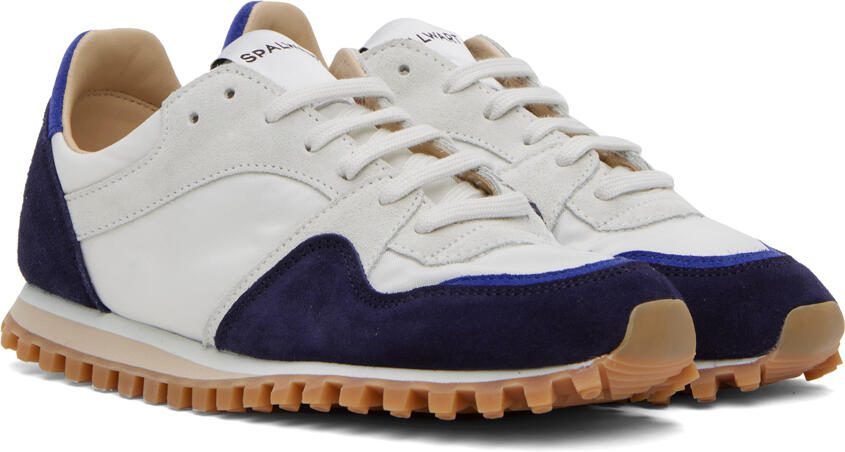 Spalwart Navy  White Marathon Trail Low Sneakers - Picture 2